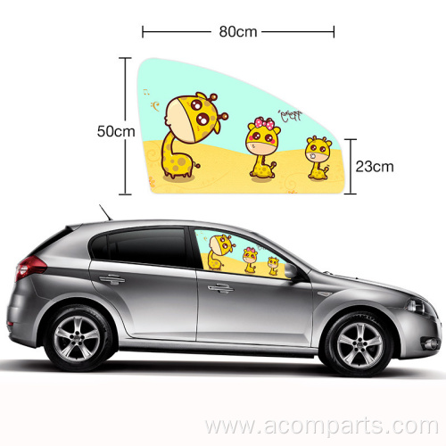 Digital printed cartoon sunshade auto car sun visor